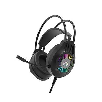 Marvo H8326, sluchátka s mikrofonem, ovládání hlasitosti, černá