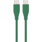Gembird USB Type-C Power Delivery PD charging and data transmission cable 60W silicone braided 1.5m green color