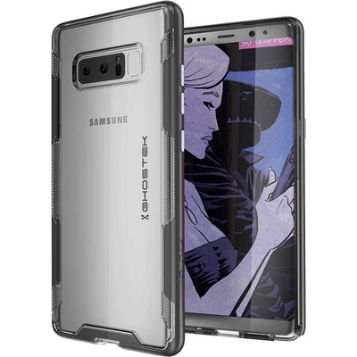 Ghostek Cloak 3 Case - хибриден удароустойчив кейс за Samsung Galaxy Note 8 (прозрачен-черен)