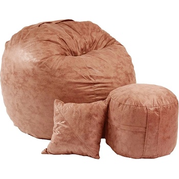 Image 1 of PUFRELAX Комплект Барбарон с табуретка за крака и декоративна възглавница 500л. Matusalem, Tiger eye, Перящ се калъф, Подходящ за деца, Пълнеж с микс от мемори пяна и дунапрен, Гама Premium, 8951 (PUF-M-MOP-PT-TIG)