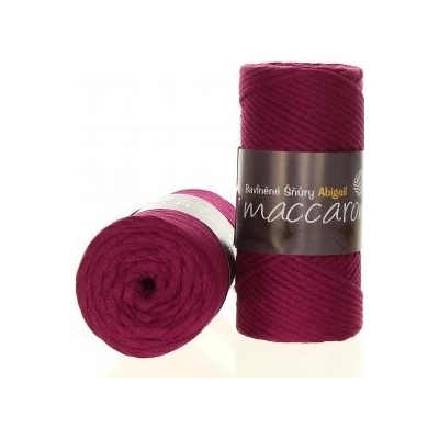 Maccaroni Bavlněné šňůry 3 mm fuchsiová 40