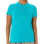 Asics Дамска тениска Asics Women's Road Seamless S/S Top Running shirt - Energy Aqua (916-5455-0514)