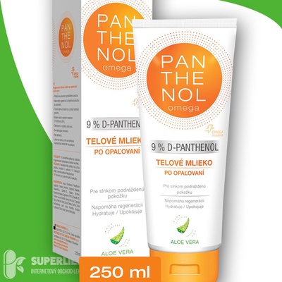 Omega Pharma Panthenol Omega telové mlieko Aloe Vera 9% 250 ml