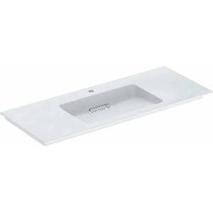 Geberit One Slim 120 см бяла мивка за мебели с отвор за смесител и специален сифон (505.017.00.1)