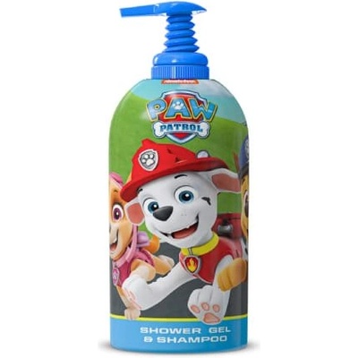 Paw Patrol & Barbie 2в1 Шампоан и душ гел 1л - Paw Patrol за момиче (2518)