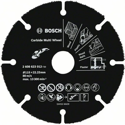 Bosch Диск карбиден универсален ф115х22.23мм, Bosch (0012066)