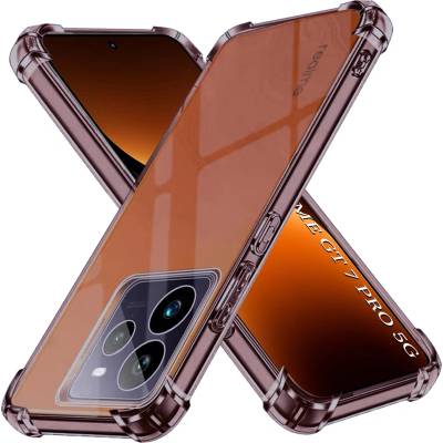 Techsuit Калъф за Realme GT 7 Pro - Techsuit - Удароустойчив Clear Silicone - Опушено Черен