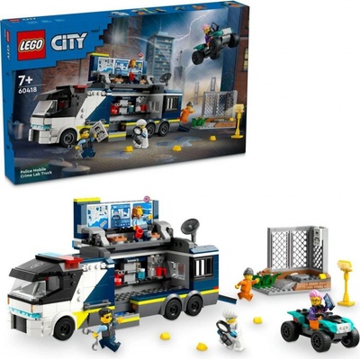 LEGO® City 60418 Mobilné kriminalistické laboratórium policajtov