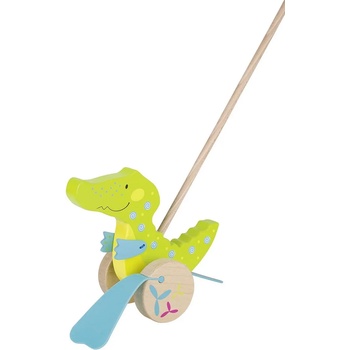 Goki Дървена играчка за бутане Goki Susibelle - Дракон (54911)