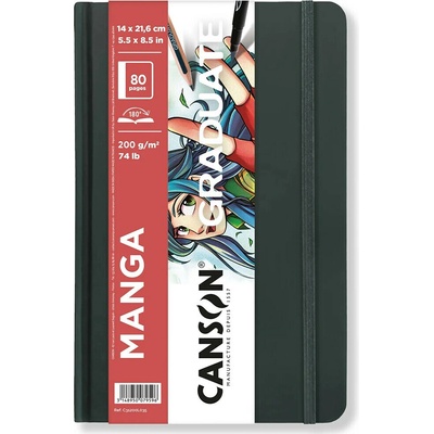 Canson Skicár Graduate Manga Book v pevnej väzbe A4 200g 80 listov