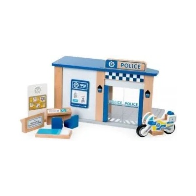 Bigjigs Toys - Дървено полицейско управление (T0503)