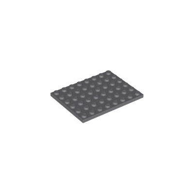 3036 Dark Bluish Gray Plate 6 x 8