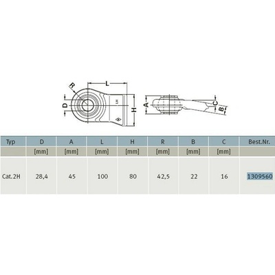 GKN Walterscheid 1309560 / 309560 Oko spodních ramen kategorie 2 levé – Hledejceny.cz