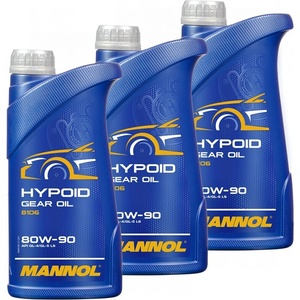 MANNOL 3бр X 1л Трансмисионно масло MANNOL Universal GL-4 80W90 (MN8107-3)