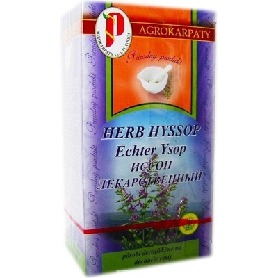 Agrokarpaty protizápalový čaj HERB HYSSOP 20 x 2 g