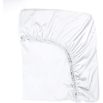 Image 1 of Дилиос Долен чаршаф с ластик 140/200/25 см бял памучен сатен