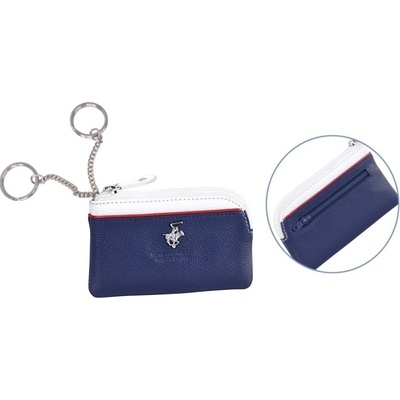 Klíčenka Beverly Hills Polo Club Klíčenka BHPC Piping classic zip BH-1574-00 bílá