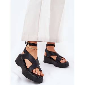 Step in style Дамски сандали на платформа модел 209892 Step in style