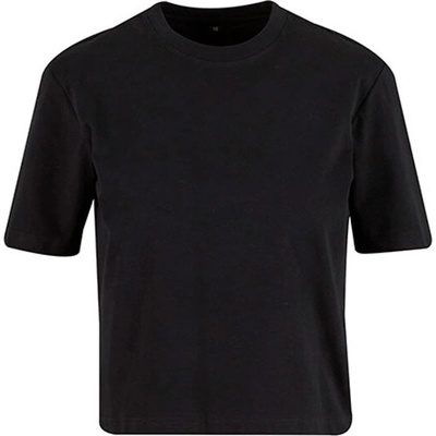 Build Your Brand Dámske oversize tričko BY369 Black