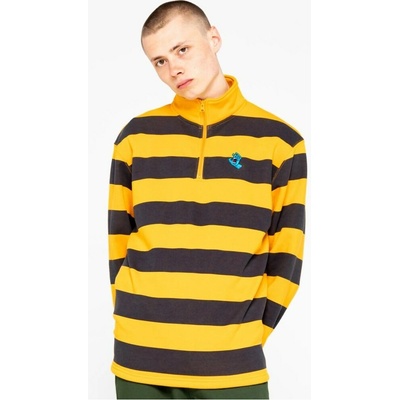 Santa Cruz Mini Screaming Hand 1/4 Zip Mustard