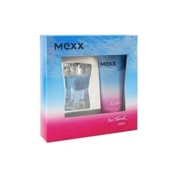 Mexx Ice Touch Woman Подаръчен комплект, Тоалетна вода 20ml + Душ гел 50ml, Жени