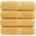 vidaXL Премиум кърпи за пране SOLUND 4 бр. златни 30x30 см 600 г/м2 (137276)