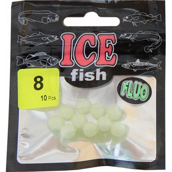 Ice Fish Korálky Fluo 6mm 15ks