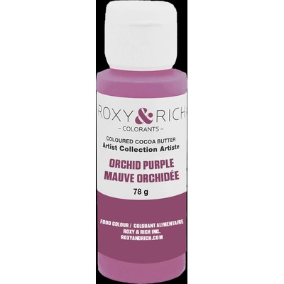 Roxy and Rich Kakaové maslo farbené orchidea fialová 78 g