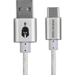 Spartan Gear Кабел Spartan Gear - Type C USB 2.0, 2m, бял