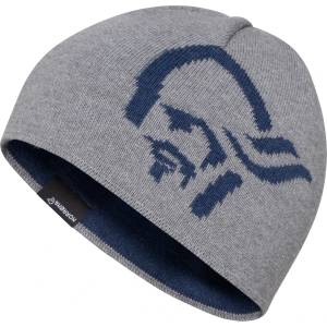 Norrøna Зимна шапка (beanie) Norrøna /29 Mid Cotton Logo Beanie - Grey Melange - размер One Size (904-5232-0111)