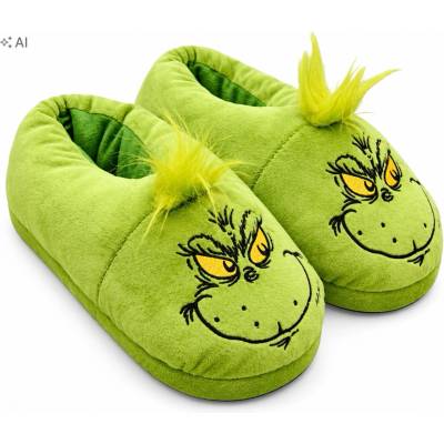 Vianočné papuče GRINCH mäkké Teplé
