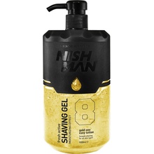 Nishman Shaving Gel 08 žlutý gel na holení 1000 ml