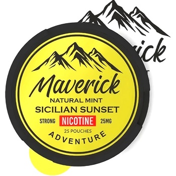 Maverick nikotínové vrecká sicilian sunset 25 mg/g 25 vrecúšok
