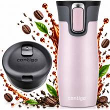 Contigo Termohrnček West Loop 2.0 470 ml ružový mat Peace