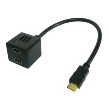 Image 1 of Techly ICOC-HDMI-F-002 HDMI кабел 0, 3 м HDMI тип A (стандартен) 2 x HDMI Type A (Standard) Черен (Video Splitter Cable Hdmi M)
