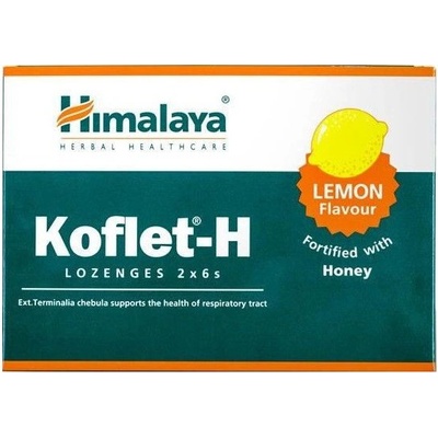 Himalaya Herbals Koflet H s medom a citrónom 2 x 6 pastiliek