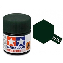 Tamiya Barva akrylová matnáTmavá zelená 2 Dark Green 2IJNMini XF-70