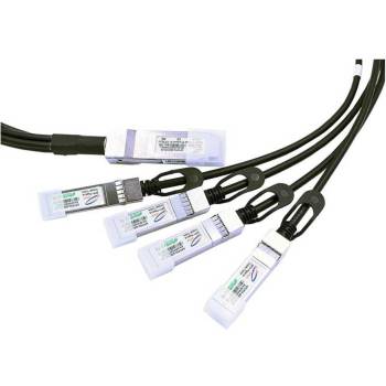 Atop technology 40 гигабита QSFP+ към 4 x 10 гигабита SFP+ хибриден сплитер с 2 метра кабел (APCP04-QSC020)