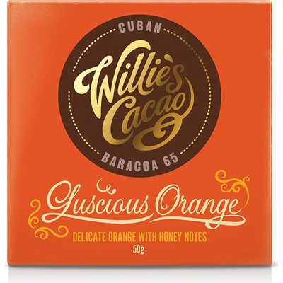 Willie's Cacao Luscious Cuban Orange 65%, 50 g
