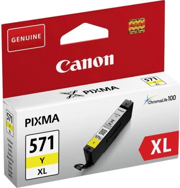 Canon CLI-571Y XL Yellow (BS0334C001AA)
