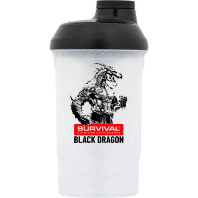Šejkr Survival Black Dragon - 600 ml (bílo-černý) - bílo-černý - 600 ml