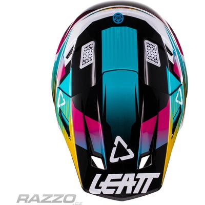Náhradní kšilt helmy Leatt Visor Moto 8.5 V22 Aqua
