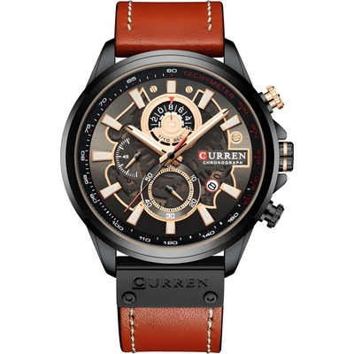 Curren Часовник curren ga-14413 - Кафяв / Черен kp14413 (ga-14413)