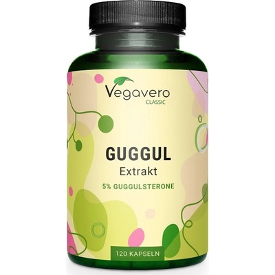 Vegavero Guggul Extrakt, 520 mg, 120 капсули, Vegavero