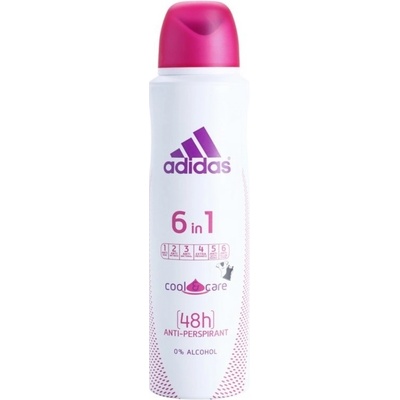 Adidas Cool & Care 48 h 6 v 1 Woman deospray 150 ml