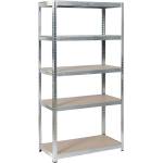 Carmen Метален стелаж Carmen CR-1010 - 150х75х30 см, до 100 кг на рафт - цинк (3580550) - tierradesign