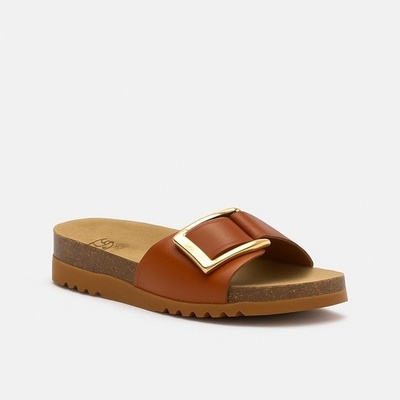 Scholl Monterey Mule dámské zdravotní pantofle červené