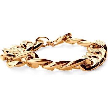 SAVICKI Narukvica Savicki 12, 5 mm: pozlaćeno srebro