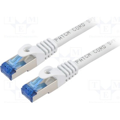 Lanberg PCF6A-10CC-0025-S Patch S/FTP Kat. 6a RJ45 vidlice z obou stran lanko CCA