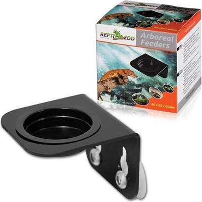 Repti Zoo stromové krmítko černé 8 x 8 x 6,2 cm